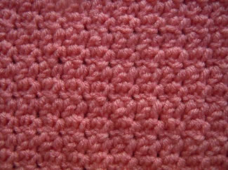 crumpled griddle crochet stitch